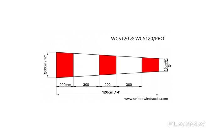 WIND CONE WCS120 FOR WINDSOCKS ON HELIDECKS (1 1 FREE)